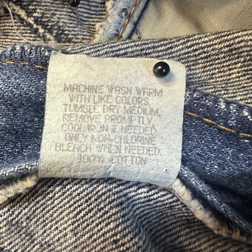 Chic Tapered Leg Jeans Womens Size 11 Blue High Rise Vintage USA Made - Picture 4 of 11